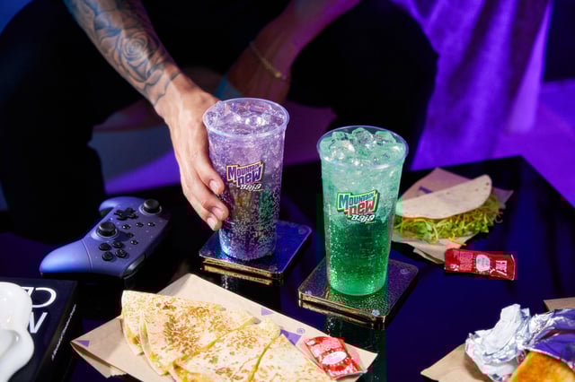 "Baja Midnight," left, joins the original "Baja Blast" beverage.