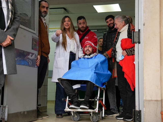 Pablo Grillo volverá a ser operado en el Hospital Ramos Mejía. Foto: Julián Cabral.