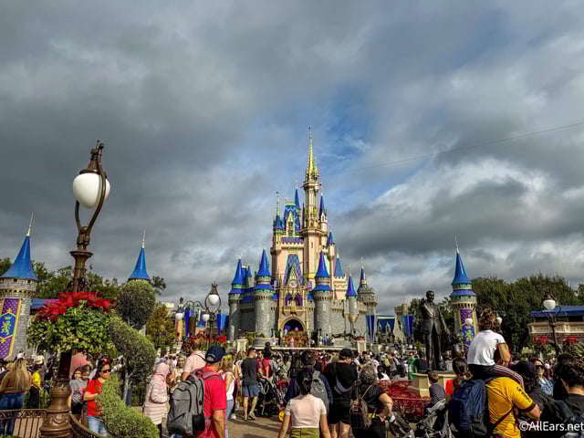 Storm clouds in Magic Kingdom