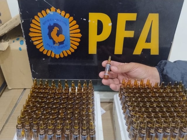 Las dosis de fentanilo que secuestraron en un allanamiento a HLB Pharma