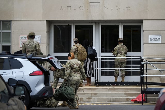 Trump’s Washington, DC, Takeover Begins as National Guard Troops Arrive