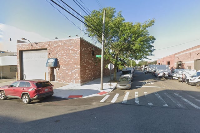 The intersection of 19th Avenue and 42nd Street in Astoria near where police say three people were killed in a car crash on Aug. 12, 2025.
