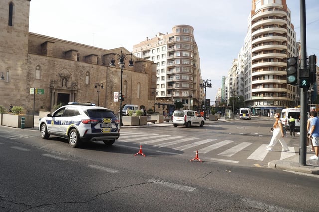 El cruce entre San Vicente y Plaza de San Agustín