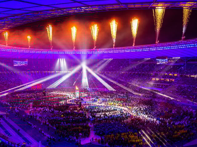 The 2023 Special Olympics World Games kick off with an epic night of celebration and joy during the Opening Ceremonies held at the Olympic Stadium in Berlin, Germany