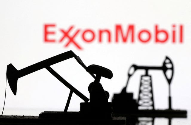 ExxonMobil logo is seen in this illustration taken, October 6, 2023. REUTERS/Dado Ruvic/Illustration/File Photo