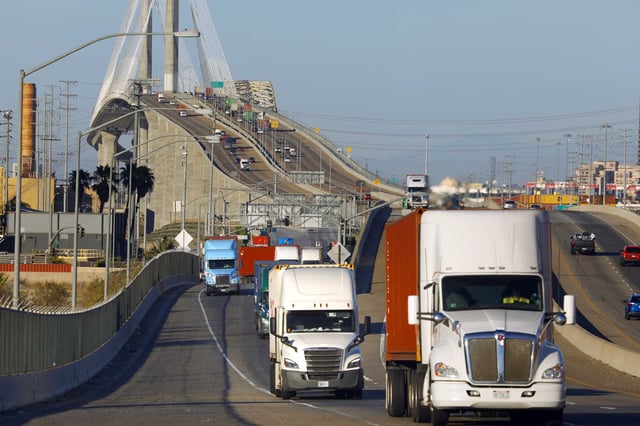 Major trucking companies are asking a federal judge to decide whether they must comply with the state’s clean-air standards that Republicans have acted to repeal.