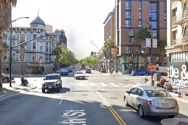 A pedestrian was hit and killed by a vehicle at Sixth and Howard streets in San Francisco on Aug. 10, 2025, according to the San Francisco Police Department.