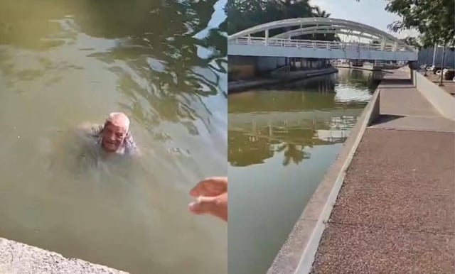 Abuelito perdido en SLP apareció en laguna con cocodrilos, en Tampico