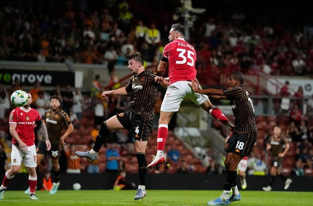 Ollie Palmer scores for Wrexham