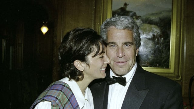 Ghislaine Maxwell and Jeffrey Epstein in an undated photo