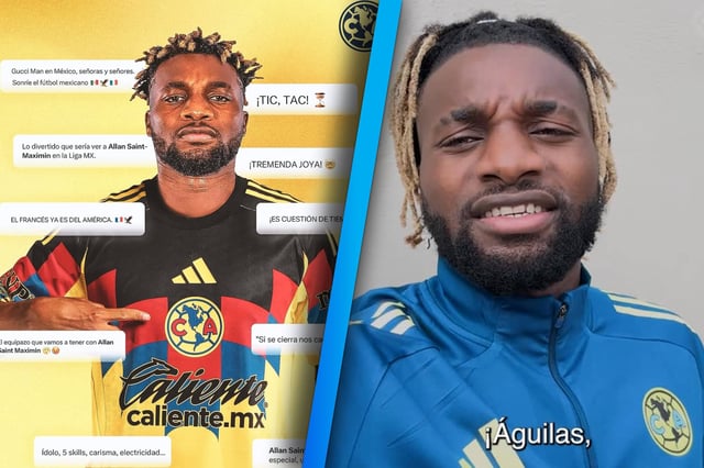 Allan Saint-Maximin tuvo su primer día de entrenamiento con las Águilas del América. (Foto: @ClubAmérica)