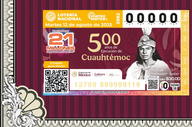 Este martes 12 de agosto se dan a conocer los números ganadores