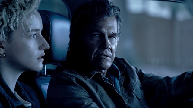 Julia Garner, left, and Josh Brolin in "Weapons."