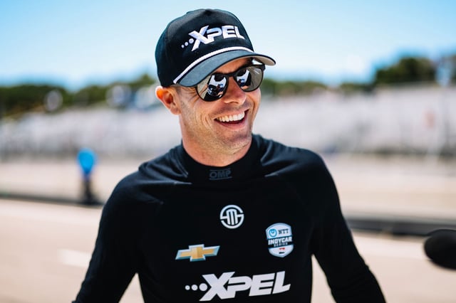 IndyCar driver Scott McLaughlin races for Team Penske. Image: Joe Skibinski