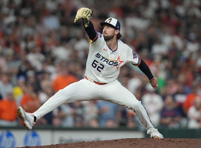 Bennett Sousa, who picked up the save Monday, figures to be one of the relievers leaned on more with Astros closer Josh Hader on the injured list.