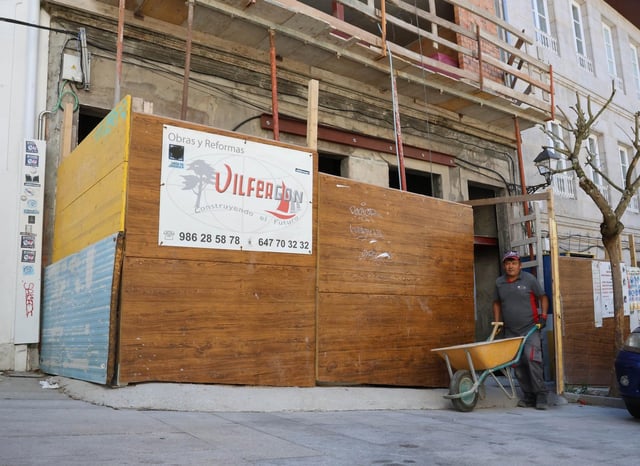 Obra en Vigo.
