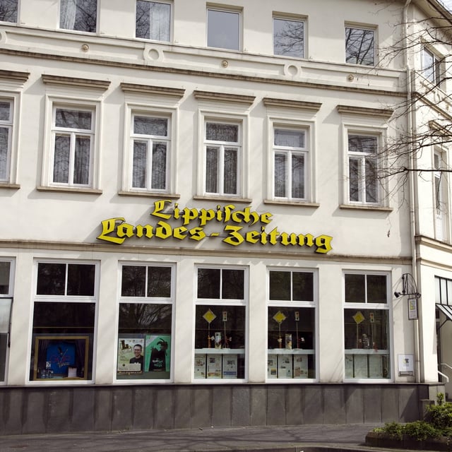 Früheres Redaktionsgebäude der Lippischen Landes-Zeitung.