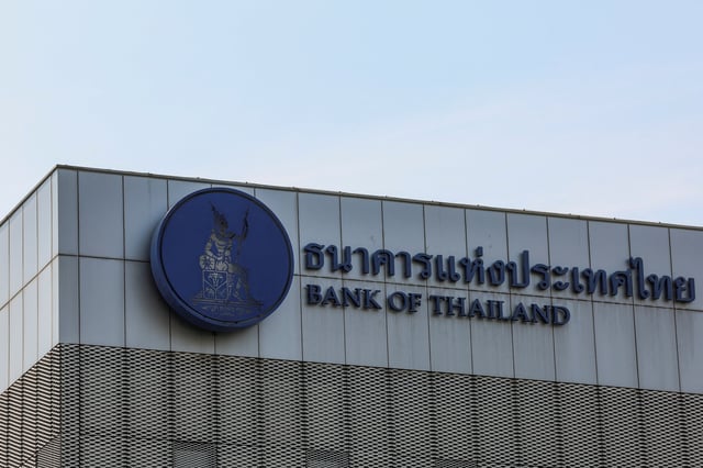 The Bank of Thailand logo is pictured in Bangkok, Thailand, January 30, 2025. REUTERS/Chalinee Thirasupa/File Photo