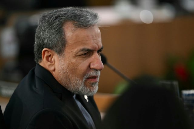Le ministre iranien des Affaires étrangères, Abbas Araghchi à Rio, au Brésil, le 6 juillet 2025