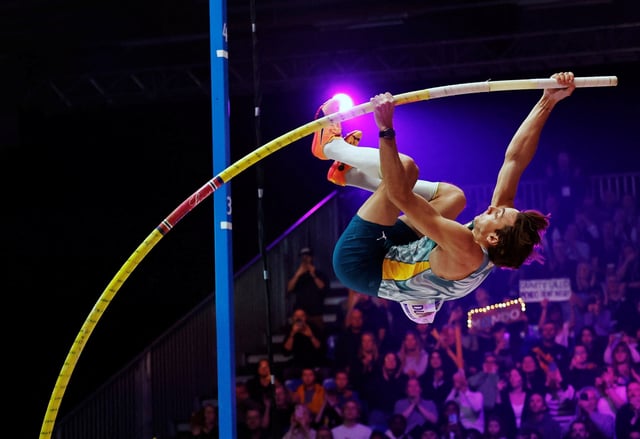 Athletics - Mondo Classic - IFU Arena, Uppsala, Sweden - March 13, 2025 Sweden's Armand Duplantis in action during the pole vault gala  Fredrik Persson/TT News Agency via REUTERS/File Photo
