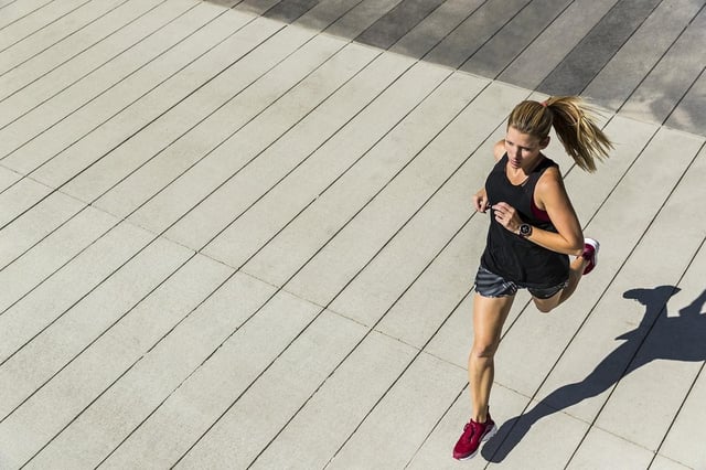 Think twice before honking at a woman jogging, it could be a cop.