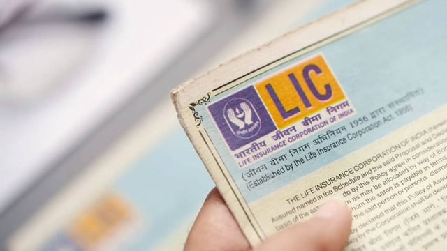 LIC shares downslide over 3 per cent post centre's intent to offload stake in the insurance giant, as per media reports. | Image: X