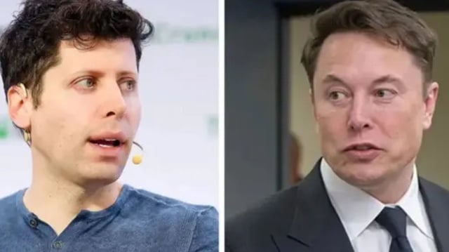 Sam Altman and Elon Musk.