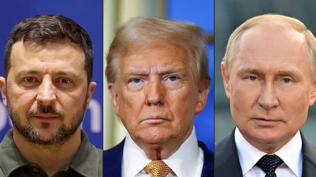 With Trump struggling to secure a ceasefire between Russia and Ukraine, the US president's rhetoric towards both Zelensky and Putin has changed since his return to the White House.