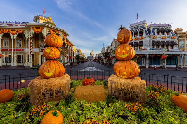 Halloween Decorations Arrive at the Magic Kingdom ahead of Mickey's Not So Scary Halloween Party