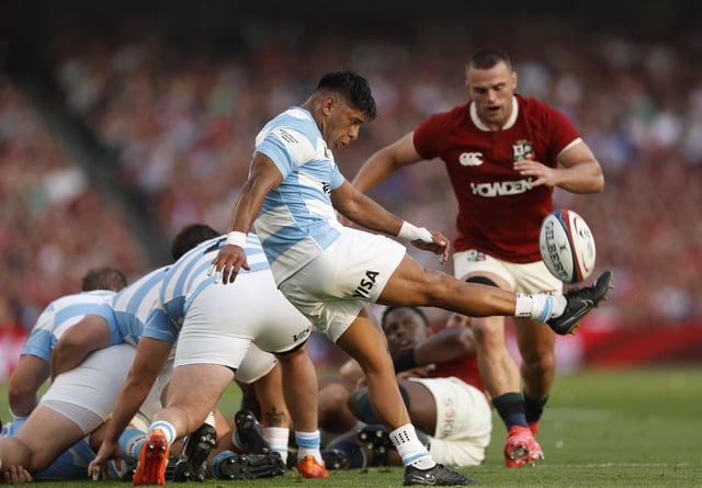 Rugby Union - British & Irish Lions v Argentina - Aviva Stadium, Dublin, Ireland - June 20, 2025  Argentina's Gonzalo Garcia in action REUTERS/Clodagh Kilcoyne