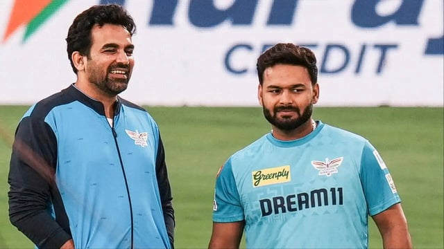 Zaheer Khan and Rishabh Pant