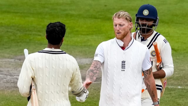 Washington Sundar scored a brilliant century at Old Trafford, Manchester.