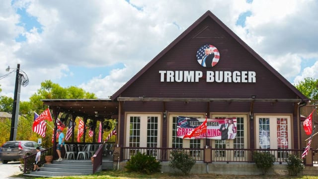 An owner of a Trump Burger restaurant was arrested over immigration violations.