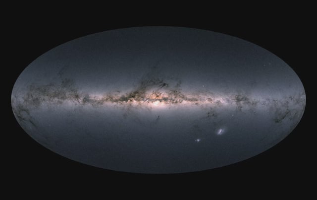 Gaia Data Processing and Analysis Consortium (DPAC); A. Moitinho / A. F. Silva / M. Barros / C. Barata, University of Lisbon, Portugal; H. Savietto, Fork Research, Portugal. CREDIT ESA/Gaia/DPAC