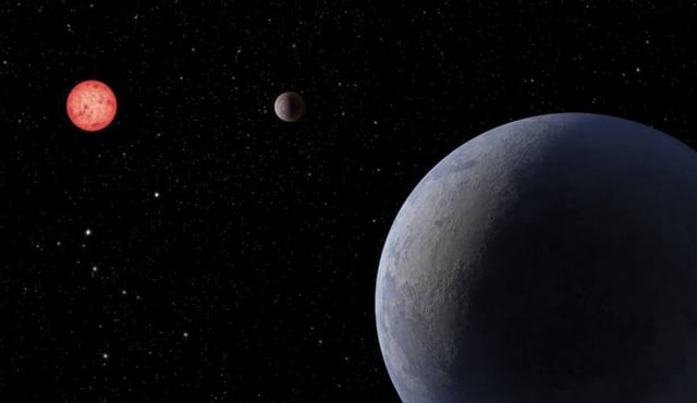 Artist's concept of an Earth-like planet in a habitable zone around its host star (Credit: NASA/JPL-Caltech)