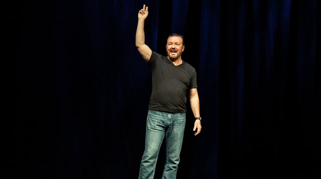 Ricky Gervais will perform at Scotiabank Arena on Thursday at 7:30 p.m.
