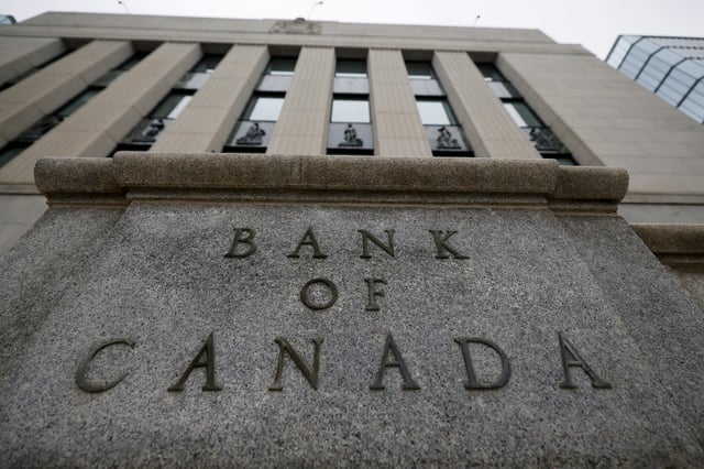 A view of the Bank of Canada building in Ottawa, Ontario, Canada May 8, 2025. REUTERS/Blair Gable/File Photo