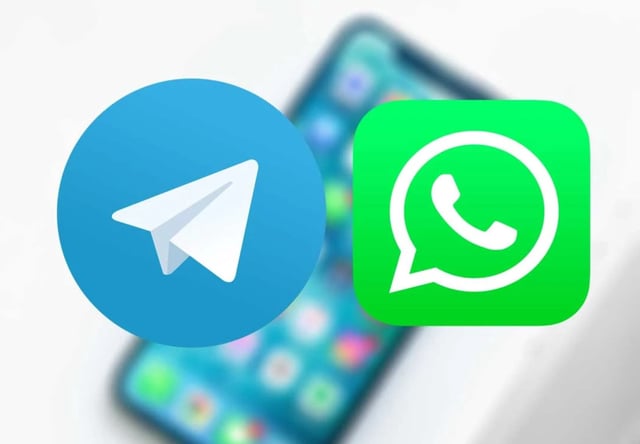 WhatsApp y Telegram. (Archivo)
