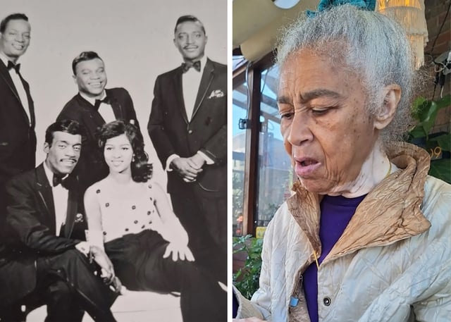 Sandra Hall and &#34;The Platters&#34;. (Courtesy of family)