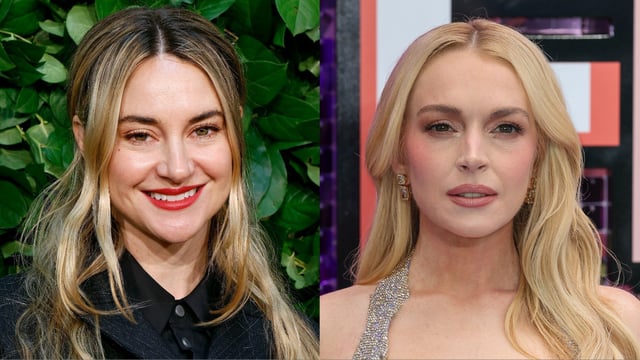Shailene Woodley And Lindsay Lohan