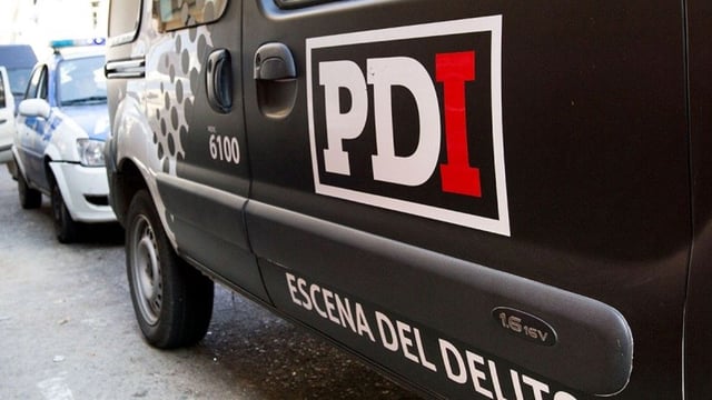 La PDI trabajó en el lugar para retirar los restos óseos