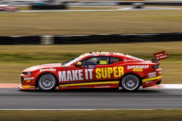 Zach Bates in the #888 Supercheap Auto Triple Eight wildcard. Image: InSyde Media