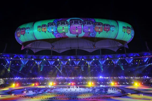 India hosted the Commonwealth Games in 2010