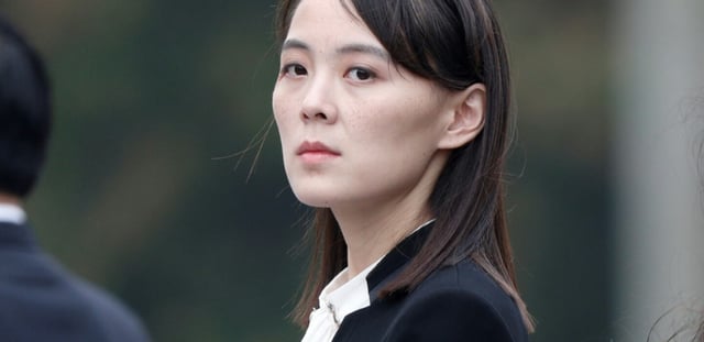 Kim Yo Jong, la soeur du dirigeant nord-coréen Kim Jong Un, à Hanoi, le 2 mars 2019