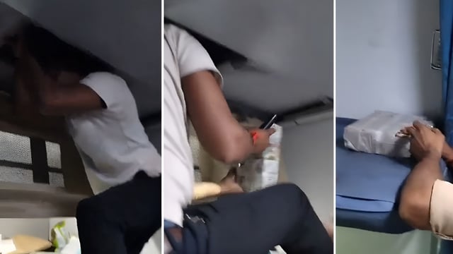 Indian Railways has reacted to a now-viral video claiming that illicit liquor was recovered from the AC duct of a Lucknow train. (Photos: Reddit/IndianRailways)