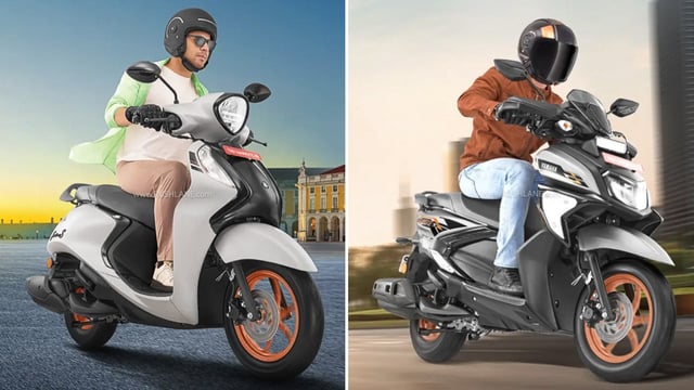 2025 Yamaha Fascino and RayZR