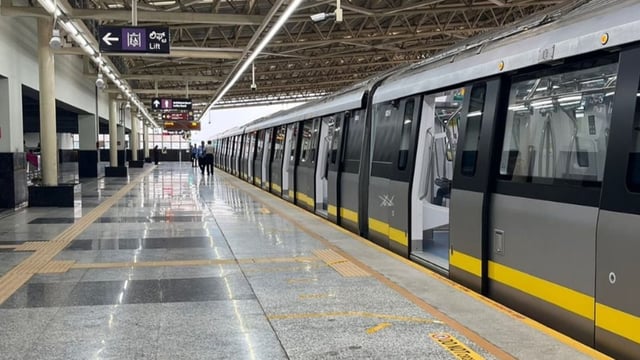 The Yellow Line, a 19.143-km elevated corridor connecting RV Road in Jayanagar to Bommasandra via Electronic City, was launched by PM Modi on August 10.
