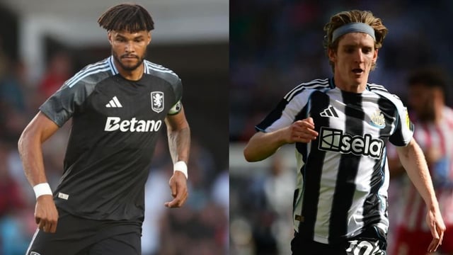 Tyrone Mings (left) and Anthony Gordon will be key players in this fixture