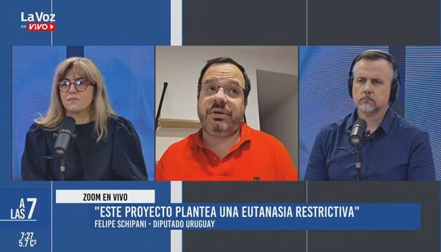 Uruguay debate el proyecto de muerte digna. Uno de los diputados dialogó con La Voz En Vivo.