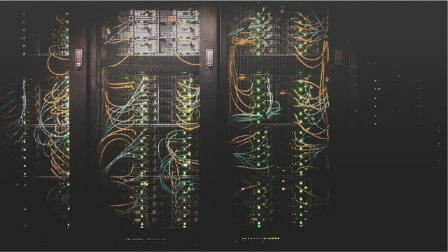 AI data centres often use liquid cooling technology (pictorial representation of a data centre)